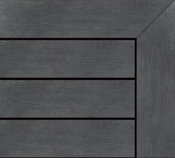 Charcoal composite decking colour sample